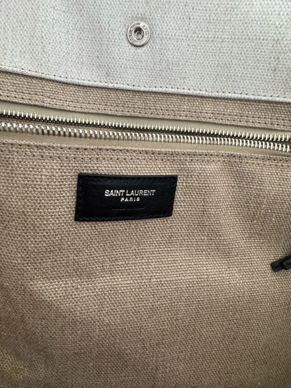 Saint Laurent Rive Gauche Tote with Black Handles - Picture 4 of 8